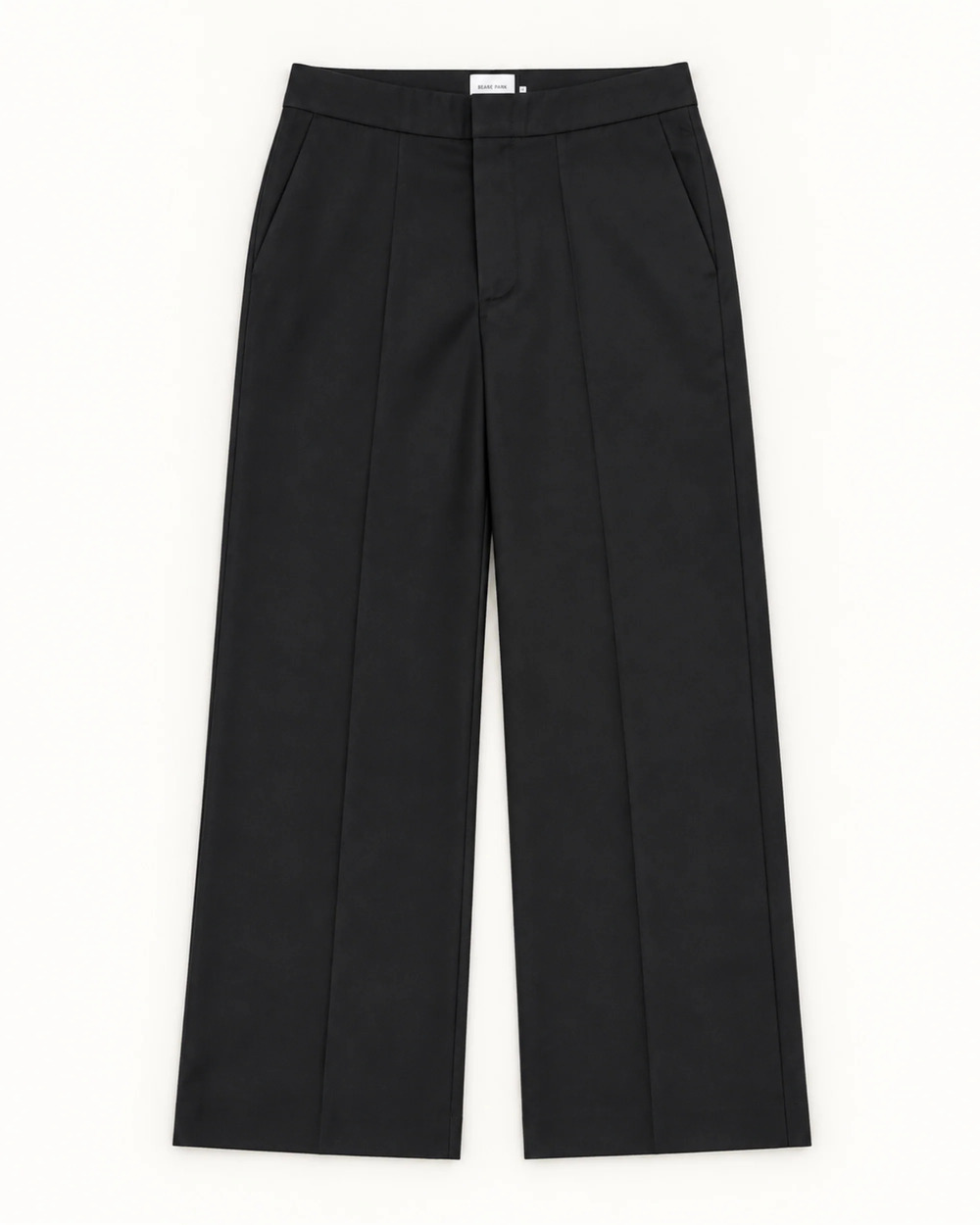 Beare Park Tailored Wool Trousers in Black